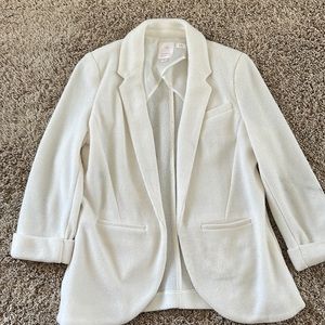 Lauren Conrad off-white 3/4 blazer